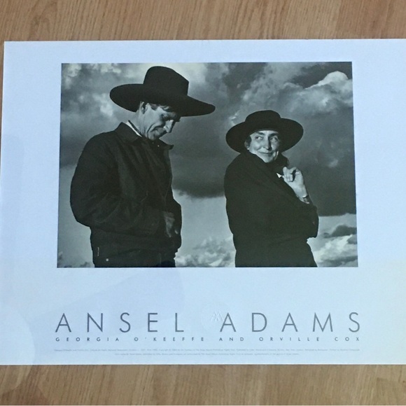 Ansel Adams - Georgia O’ Keeffe  and Orville Cox - Poster Print 20 x 16 - Picture 1 of 1